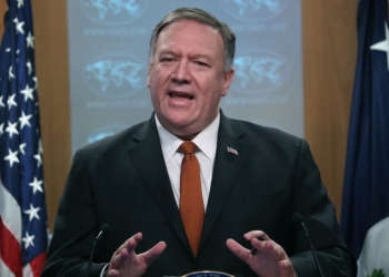 WASHINGTON, DC - NOVEMBER 26: U.S. Secretary of State Mike Pompeo speaks to the media in the briefing room at the State Department, on November 26, 2019 in Washington, DC. Secretary Pompeo spoke on several topics including Iran, Cuba, and recent protests in Hong Kong.    (Photo by Mark Wilson/Getty Images)