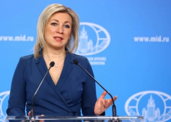 MOSCOW, RUSSIA - JANUARY 15, 2021: Russian Foreign Ministry Spokesperson Maria Zakharova holds a briefing on Russia s foreign policy. Russian Foreign Ministry Press Office/TASS PUBLICATIONxINxGERxAUTxONLY TS0F43A2