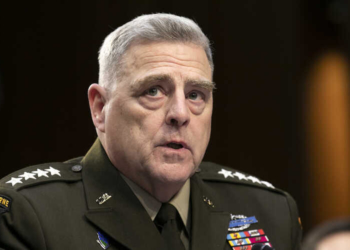 Chairman of the Joint Chiefs of Staff Gen. Mark Milley testifies to Senate Armed Services Committee about the budget, Wednesday, March 4, 2020, on Capitol Hill in Washington. (AP Photo/Jacquelyn Martin)