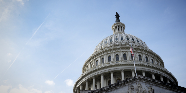 WASHINGTON, DC-DECEMBER 19:  
A possible government shutdown is on the horizon after President Elect Donald Trump rejected a three-month stopgap funding extension. The government will shut down this weekend if a bill is not passed by Friday. United States Capitol in Washington, DC on December 19, 2024.  
(Photo by Marvin Joseph/The Washington Post)