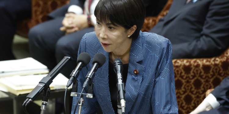 Sanae Takaichi, Japan's prime minister, speaks during a budget committee session at the lower house of parliament in Tokyo, Japan, on Tuesday, Nov. 11, 2025. Takaichi aims to use her first stimulus package to jump-start the economy and initiate a new growth strategy through investment in key industries. Photographer: Kiyoshi Ota/Bloomberg