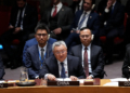 Fu Cong, China's permanent representative to the United Nations, during a United Nations (UN) Security Council meeting in New York, US, on Saturday, Feb. 28, 2026. Ayatollah Ali Khamenei, the supreme leader of Iran who dominated every aspect of the country for more than three decades as it faced off with the West, was killed Saturday after the US and Israel launched airstrikes on Iran, according to President Donald Trump. Photographer: Adam Gray/Bloomberg