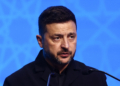 Ukrainian President Volodymyr Zelensky during the Defence Industry Forum at the NATO Summit in Ankara, Turkiye on July 7, 2026. (Photo by Jakub Porzycki/NurPhoto)