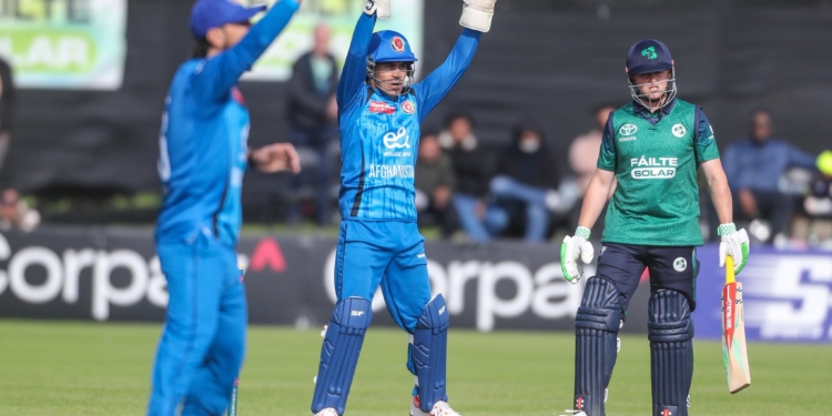 Sigenergy ODI Series 2026. Ireland V Afghanistan at Bready Cricket Club, Co. Tyrone 07/08/26



Credit ©Lorcan Doherty