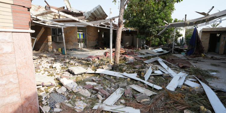UNSPECIFIED, IRAN - SEPTEMBER 02: The aftermath of an alleged U.S. strike on a wedding party is seen on September 02, 2026 in the village of Kuhestak, Sirik County, in the Hormozgan Province of Iran. According to Iran's foreign ministry spokesman, Esmaeil Baqaei, four people, including a child, were killed and 68 injured when shrapnel from a U.S. missile hit a house where a wedding celebration was taking place. The U.S. military's Central Command said U.S. forces struck Islamic Revolutionary Guard Corps (IRGC) targets and that the "U.S. military never targets civilians." Iran has responded by launching attacks on Jordan, Bahrain and Kuwait, as the regional conflict escalates following a month of relative calm. (Photo by Morteza Akhondi/Getty Images)