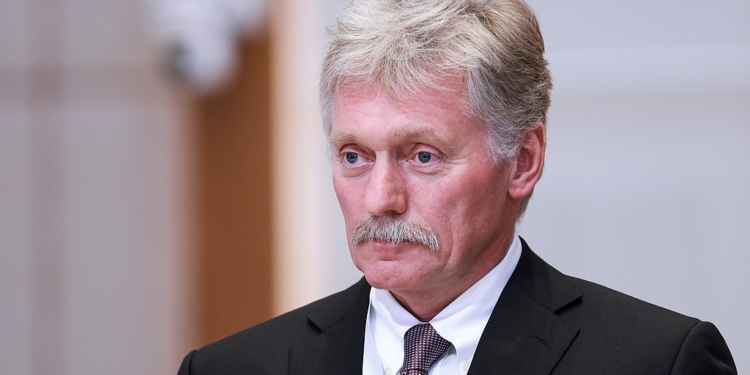 KAZAKHSTAN, ASTANA - MAY 29, 2026: Russian President Putin's spokesman Dmitry Peskov looks on during Russian President Vladimir Putin's press briefing following a meeting of the Supreme Eurasian Economic Council. Alexander Shcherbak/TASS